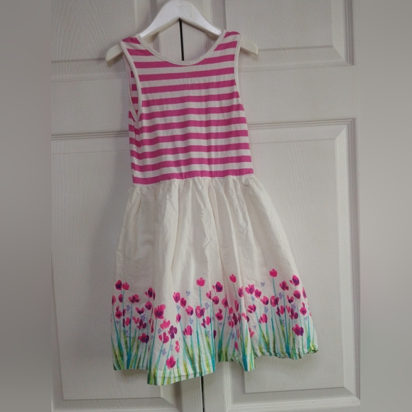 Children place girl pink and white dress size 7/8 - Picture 2 of 4